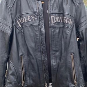 Harley Davidson leather riding jacket